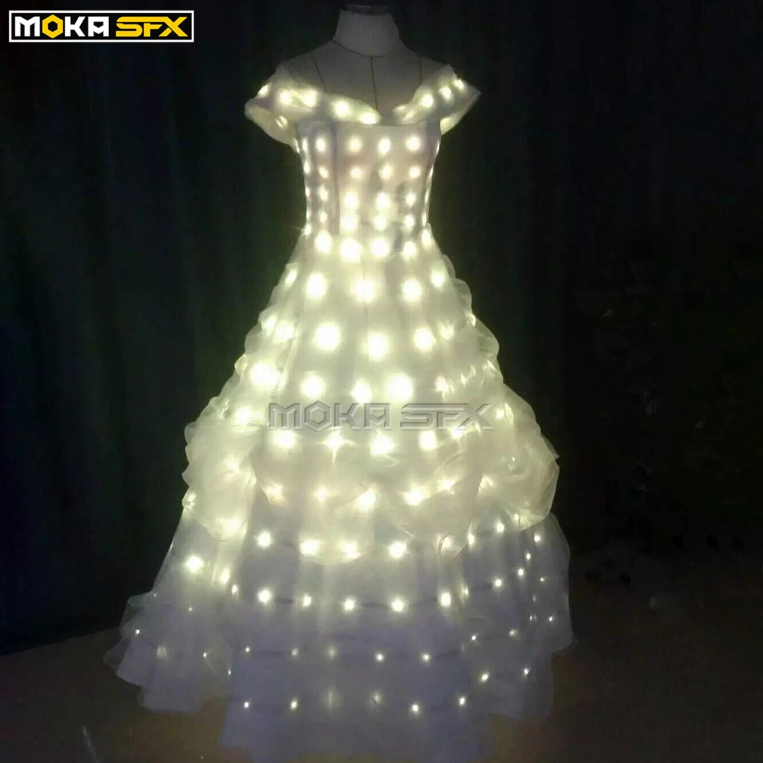 LED dance clothes women led light suit costume nightclub dress led performance costume for party club bar stage show