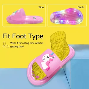 Children Boys Girls Chinel Cartoon Unicorn Animals Prints Light Shoes Fashion Beautiful Bathroom Shoes Children Chinelos 6 Main Sales Chinelo Children's Slipper - №4