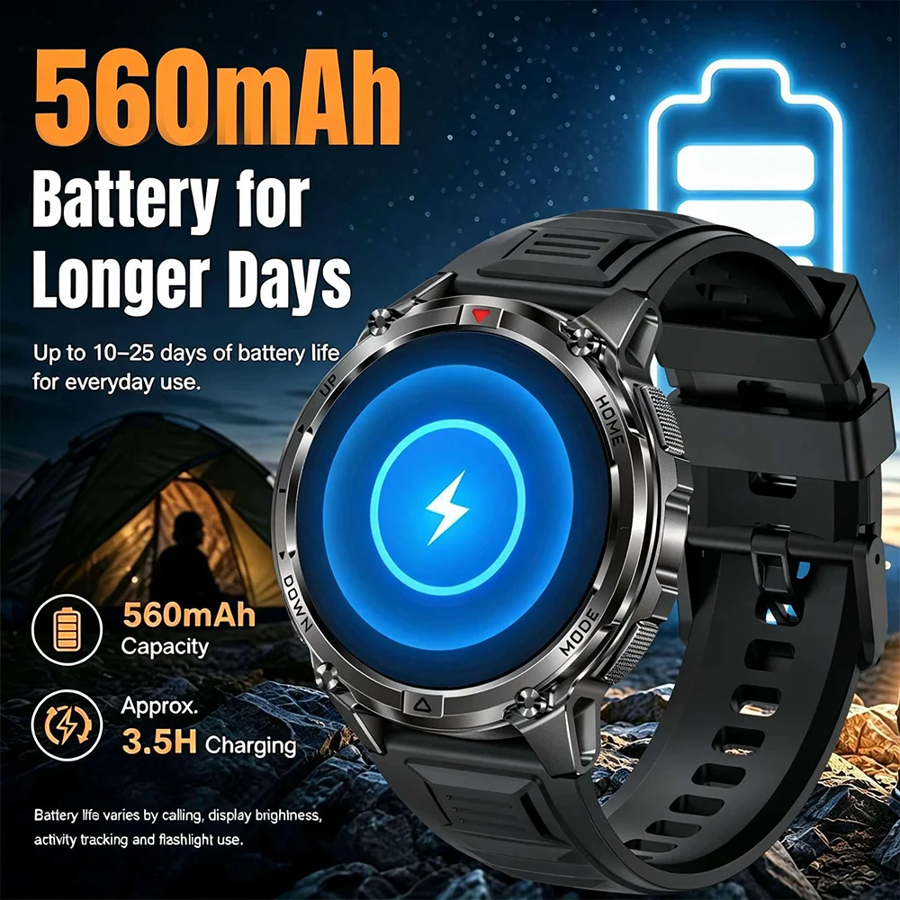 2026 New T-RX4 Ultra Outdoor Sports Smart Watch Built in GPS Altimeter Barometer 10ATM Waterproof Military Smartwatch For Men