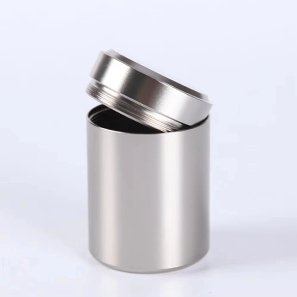 New Airtight Smell Proof Tea Container Aluminum Herb Grain Stash Jar Random Colors Kitchen Fridge Organizer And Storage Box