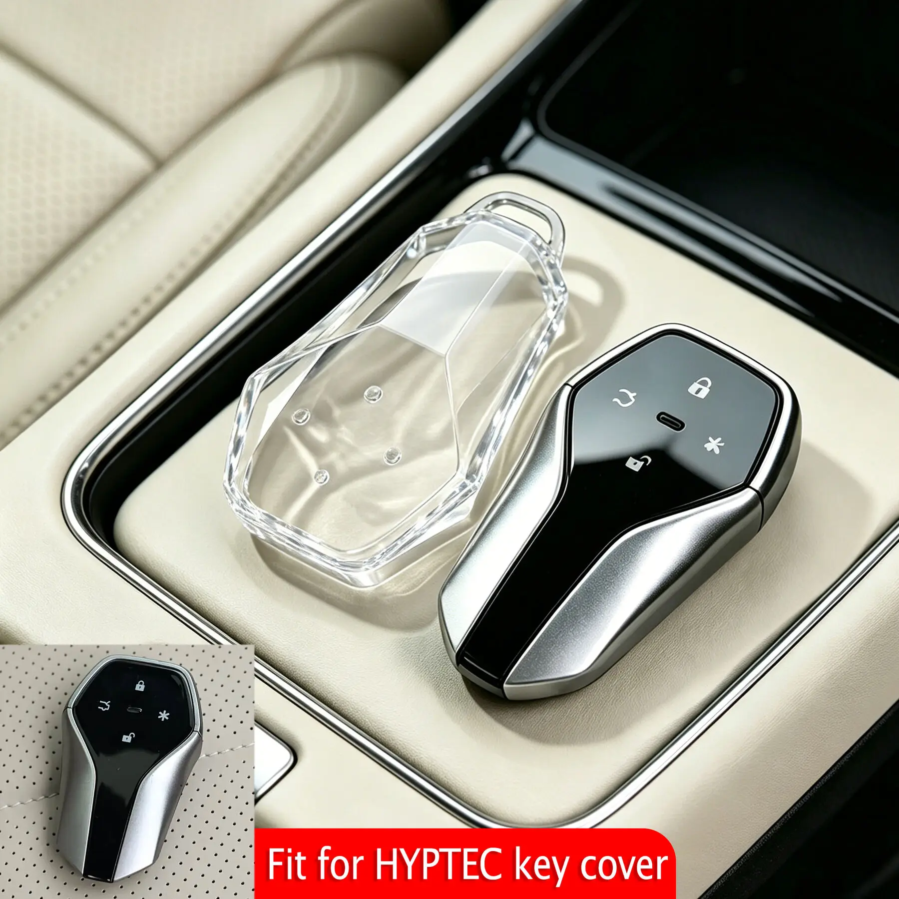 Soft TPU Key Caps Car Keychain For HYPTEC S600 HT HL GT SSR 2023 2024 2025 2026 Key Cover Case Organizer Holder Wallet