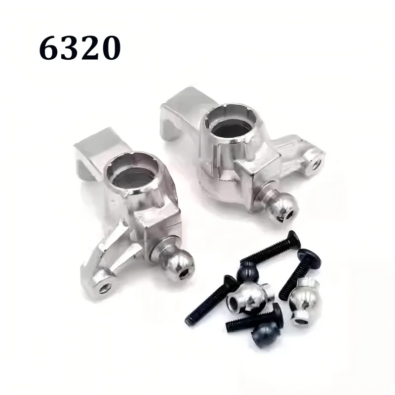 Steering Knuckle SCY 16101 16102 16103 16201Pro Q130 Metal Front Steering Cup Rear Hub Carrier SCY 1/16 RC Car Upgrade Part 6025 view 2