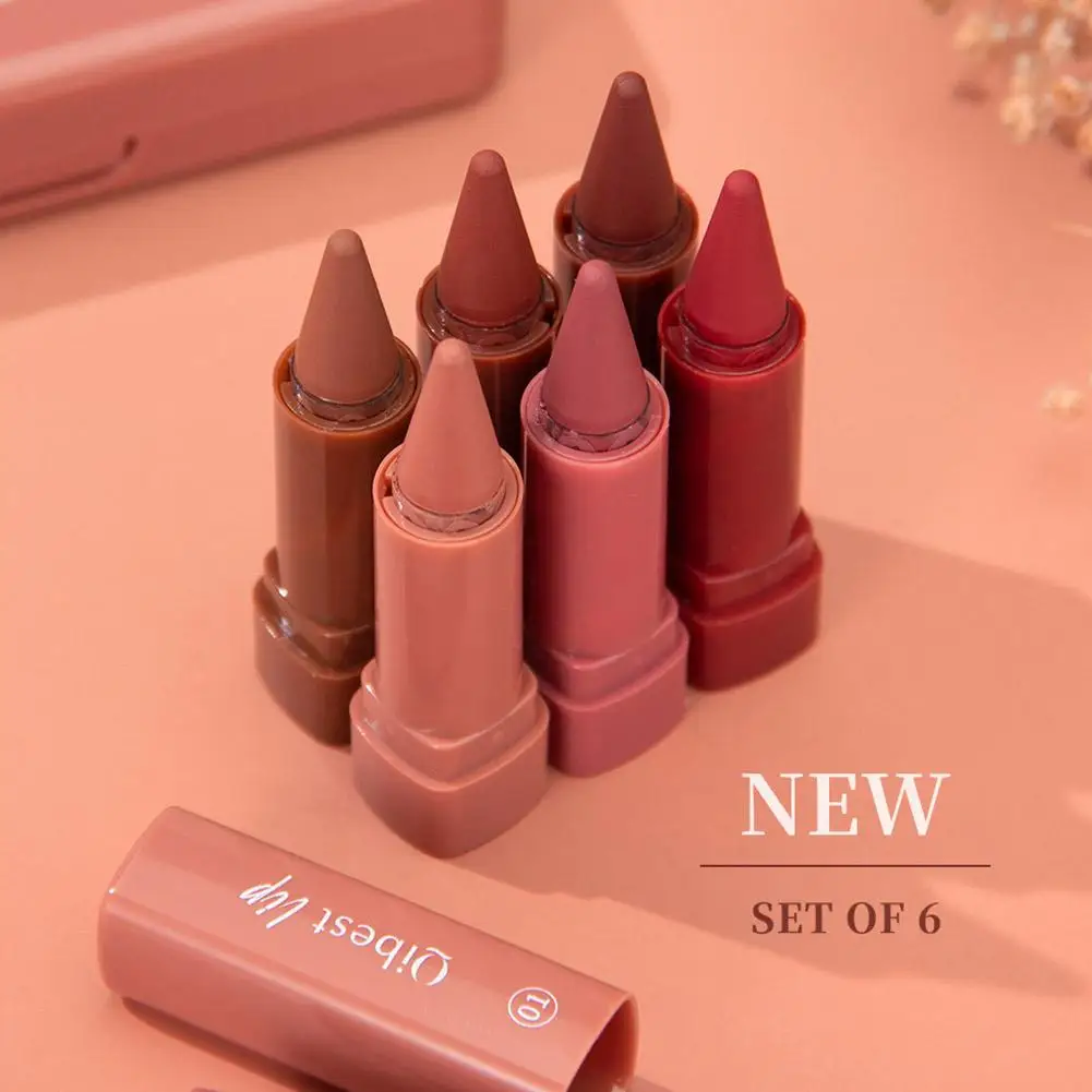 Delineador labial com ponta cônica, batom gradiente cônico, duradouro, fosco, cremoso, plumping, natural, nude, marrom, maquiagem