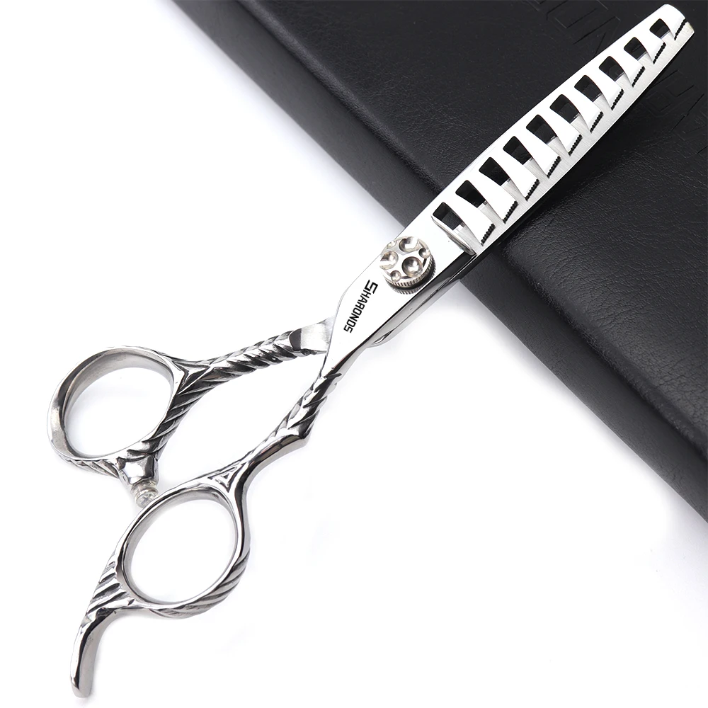 6-inch professional hair clipper, hair clipper set, flat scissors, fine teeth, hair clipper for hairdressers image 2
