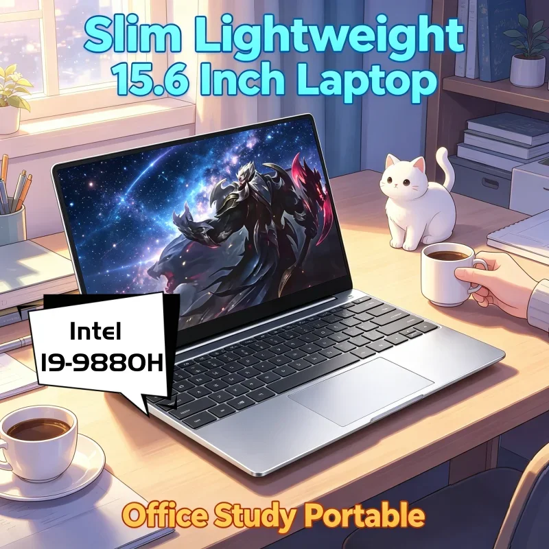 

Powerful Intel I9-9880H Original Trendy 15.6" Laptop 120Hz Ultra-clear FHD IPS Screen 5000mAh 32GB/2TB SSD Backlit Keyboard