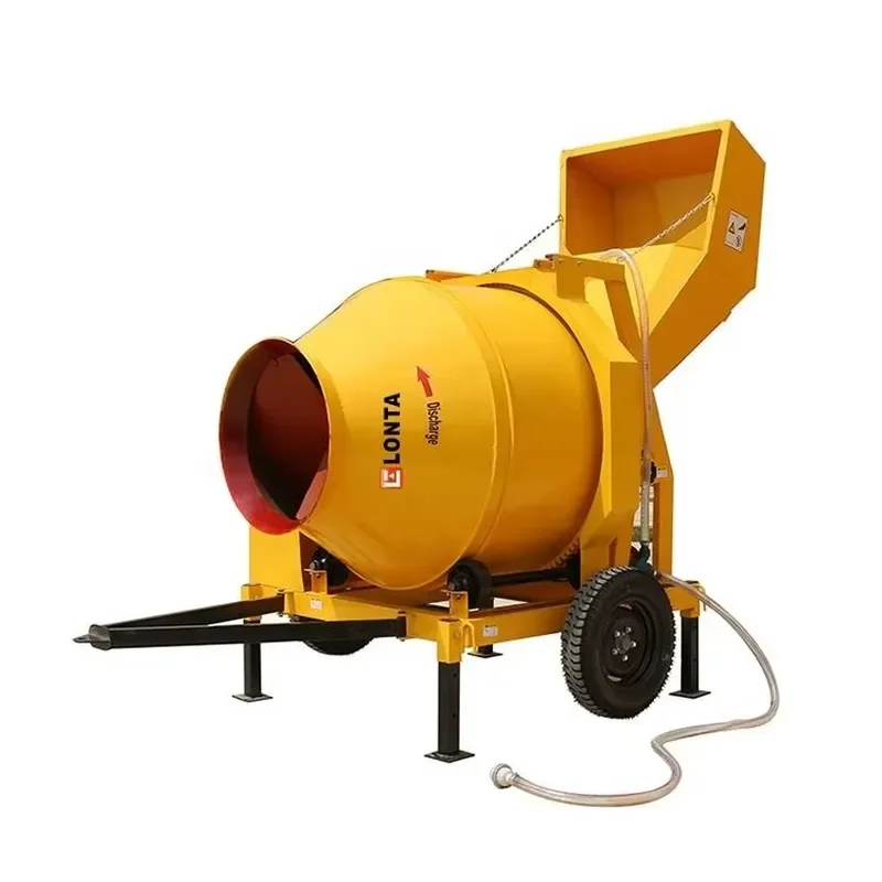 LONTA JZC350EH 350L Cement Mixer Mobile Portable Electric Pump Construction Self Loading Concrete Mixer Machine Betonniere