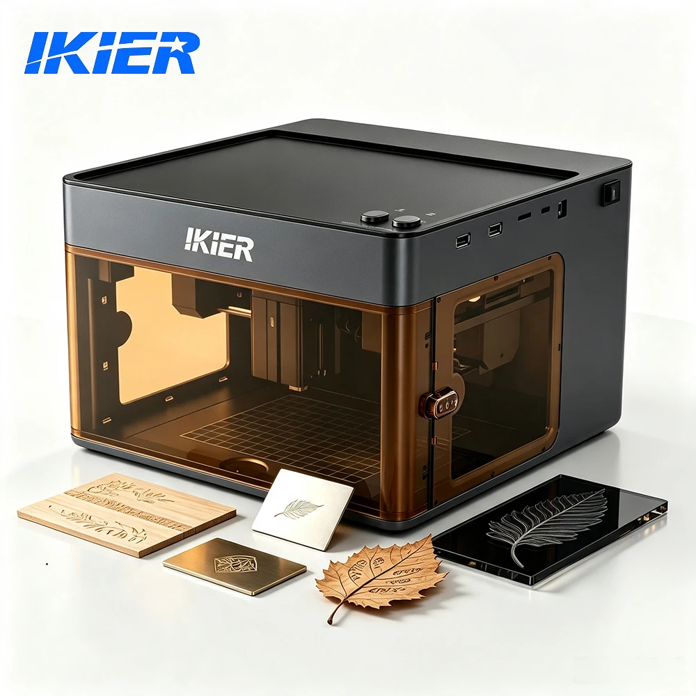 IKier Flex ポータブルレーザー彫刻機 3.5/7/12W ミニCNCマシン 金属
