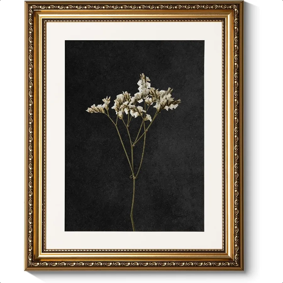 arpeotcy-arte-de-pared-con-marco-dorado-pinturas-retro-de-flores-silvestres-secas-oscuras-impresiones-en-lienzo-obra-de-arte-con-marco-antiguo-pared-victoriana-pi