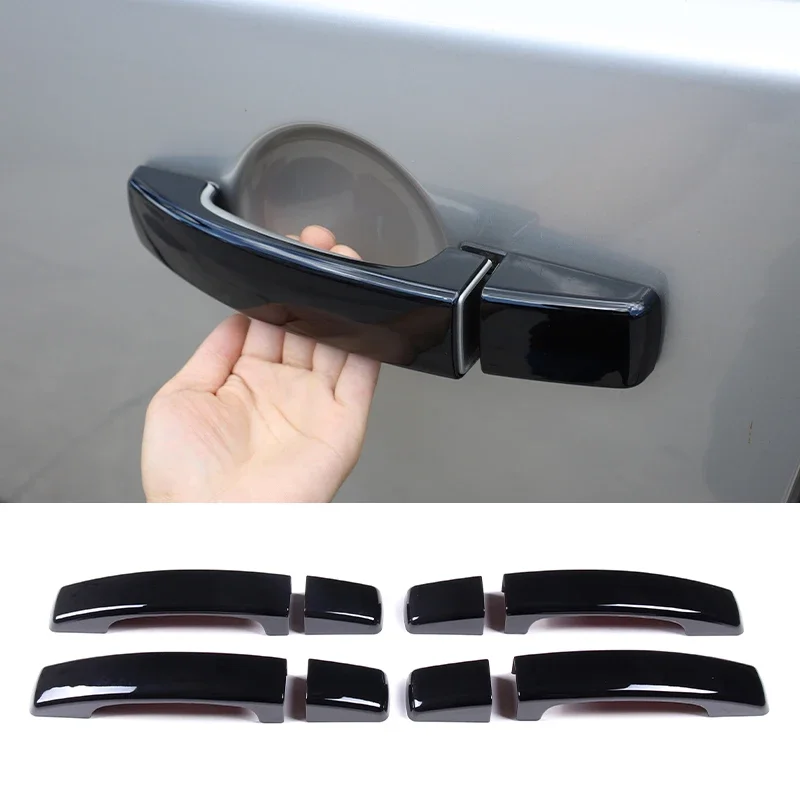 8pcs For Land Rover Discovery 4 LR4 Range Rover Sport Freelander 2 ABS Door Handle Cover Trim Car Decoration Styling Accessories