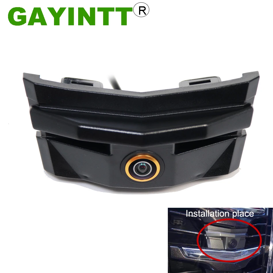 

GAYINTT 170° 720P Night Vision Car Front View Camera For Toyota Alpha 2018 2019 2020 HD Front Grille Camera Vehicle HD