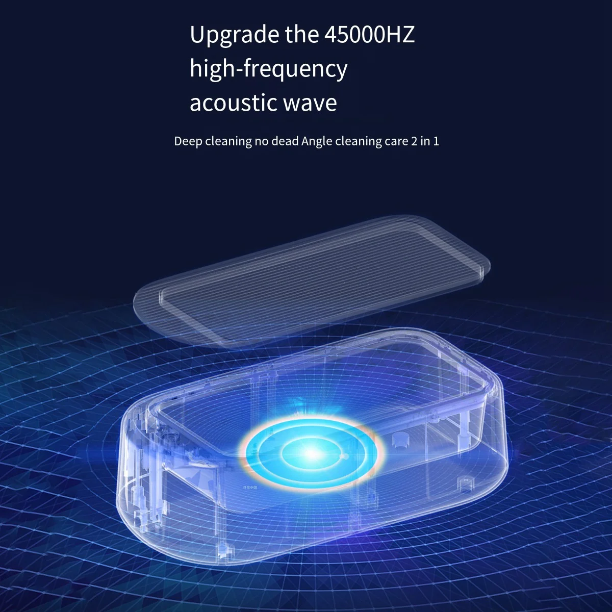 Ультразвуковой очиститель для ювелирных изделий, 40 Вт 48 кГц, портативный ультразвуковой очиститель для очистки очков, очков, часов, вилки США