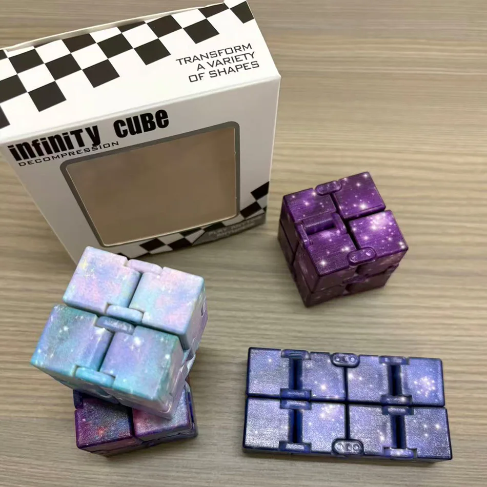 infinity-magic-cube-starry-sky-square-puzzle-toys-four-corner-maze-toys-children-adult-decompression-relaxing-hand-held-for-add