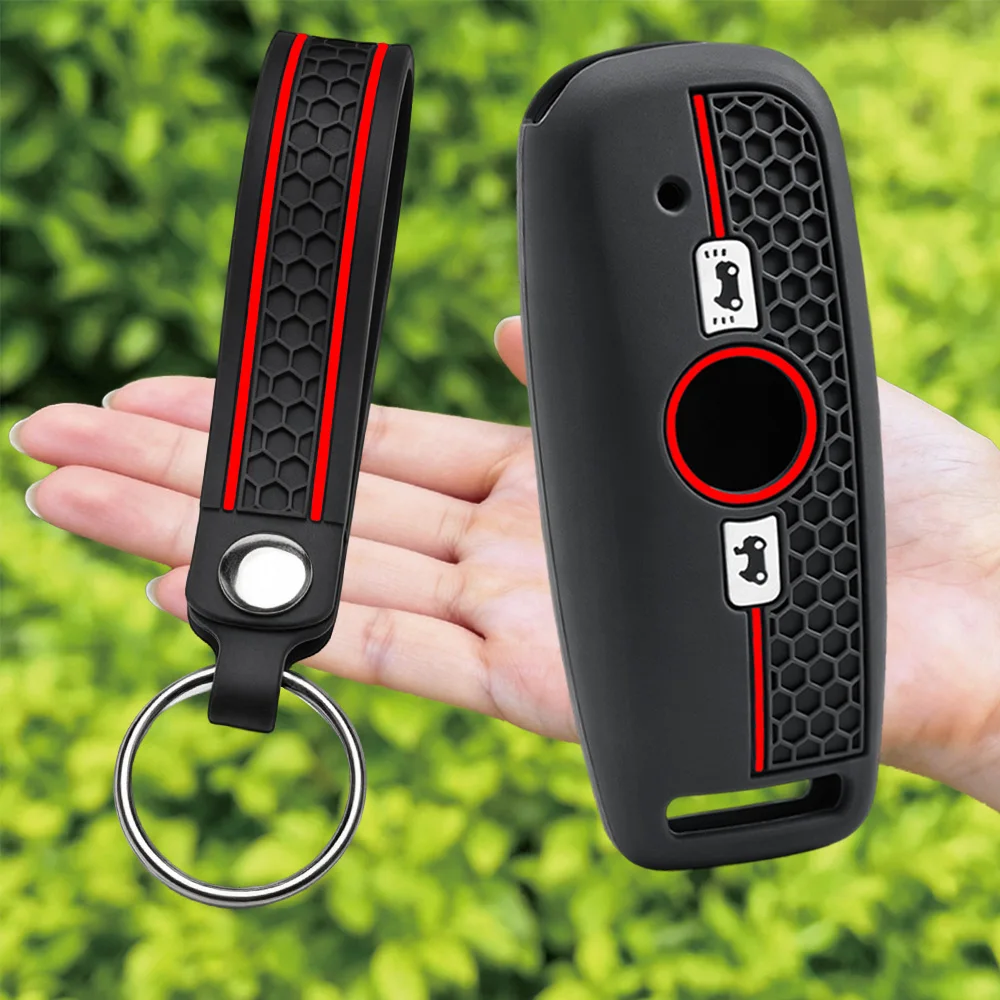 Hot Sale Keychain Motorcycle Key Case Shell Cover Silicone Lock Opener For Honda GL1800 Gold Wing GoldWing 2018 2019 2020