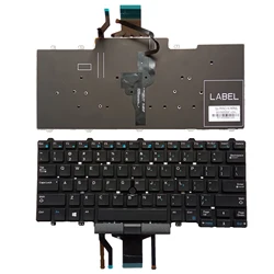 Clavier américain pour Dell Latitude, E5450, E7450, E5470, E7470, E5480, E7480