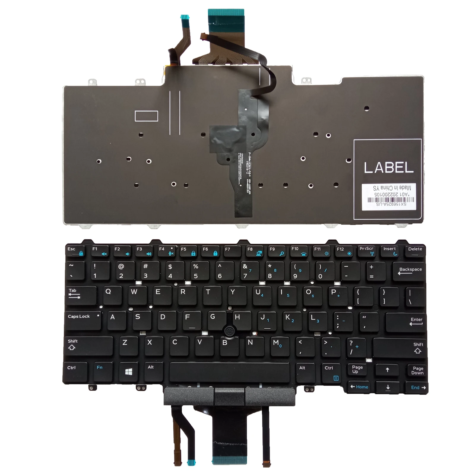 US For Dell Latitude E5450 E7450 E5470 E7470 E5480 E7480 Keyboard