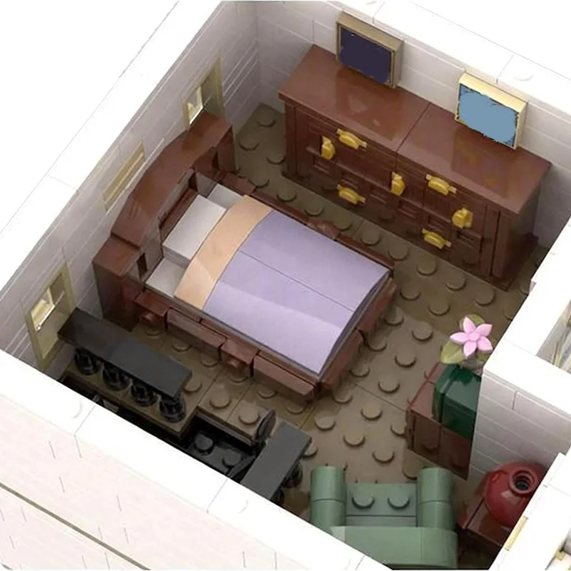 2081 PCS City Engineering House MOC Customize Modular Building Block Popular Kids Design Creative Design DIY Assembly Toy Gift