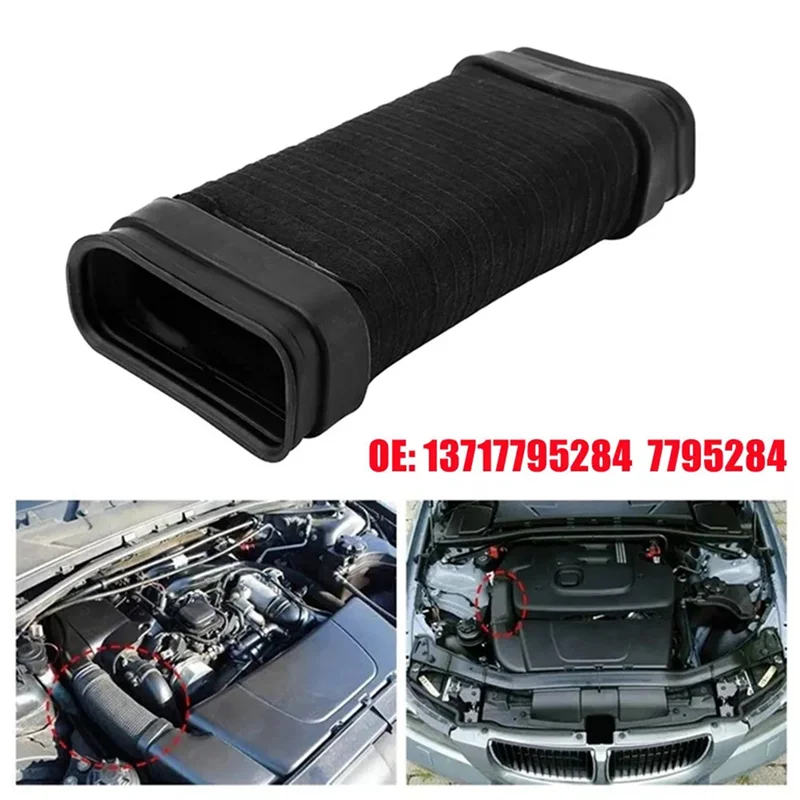 Car Engine Air Intake Hose Rubber Dust Cover 13717795284 For BMW 3 Series E90 E91 318D 320D 2004-2008 Intake Duct Tube