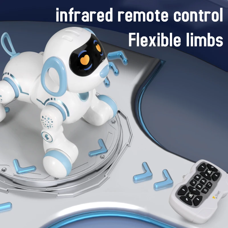 Juguete con Control remoto, máquina inteligente para perros, música, baile, programación, juguete infrarrojo especial para perros ​ ​ Regalo navideño para niños