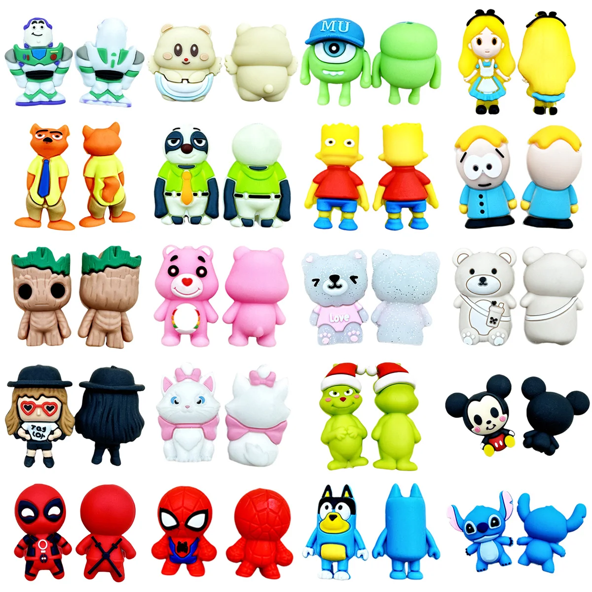 

3D Silicone Bead 10PCS Trend 3D Silicone Beads Baby Pendant Toy DIY String Pen Beads Nipple Chain Jewelry Handmade Accessories