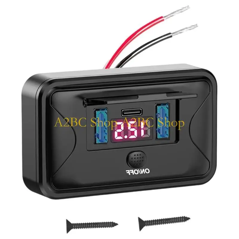 A2BC Rapid Car Charging Multiple Device Compatibility Built In Reader Protective Dust Cover