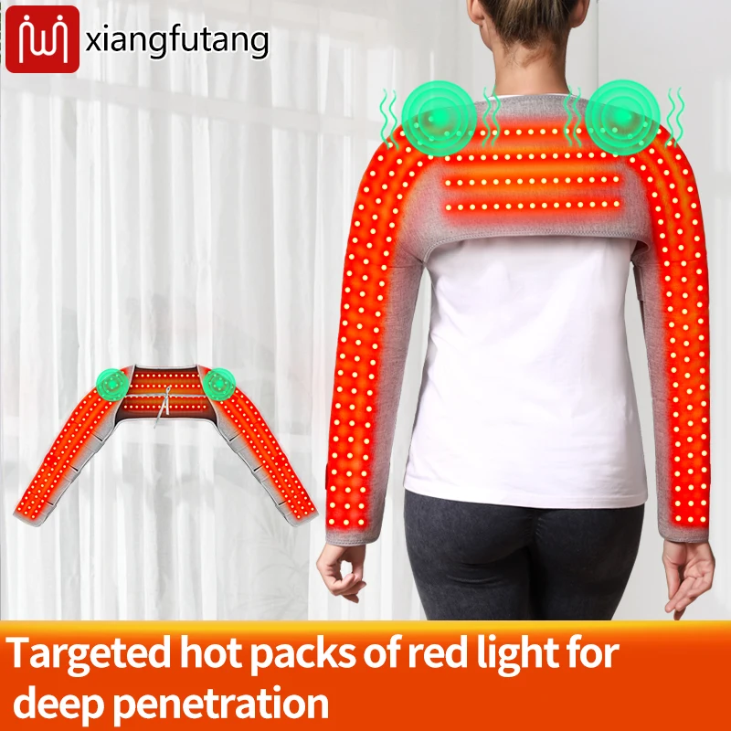 

Терапия красным светом, защита для плеч, замороженное плечо, облегчение жесткости спины, усиление кровообращения, массажер для рук, устройство унисекс