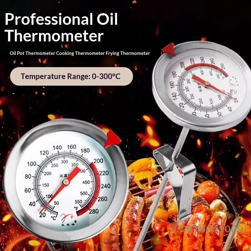 ⚑Stainless Oven Grill Barbecue Temperature Gauge 20/30CM Kitchen Thermometer Probe Meat Cooking BBQ Food Thermometer