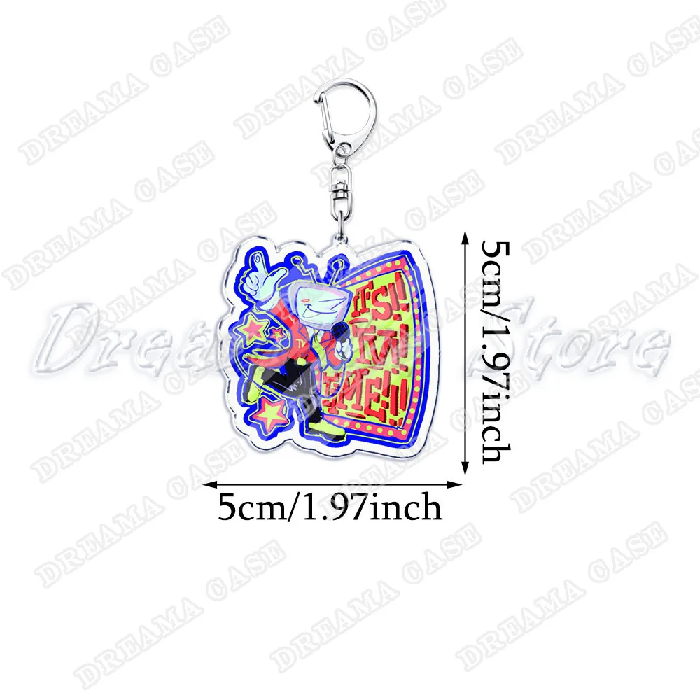 Deltarune Tenna المفاتيح اكسسوارات حقيبة Charms Undertale السيد Tenna هوائي Lanino ميمي سلاسل المفاتيح Keyrings مجوهرات المشجعين هدية