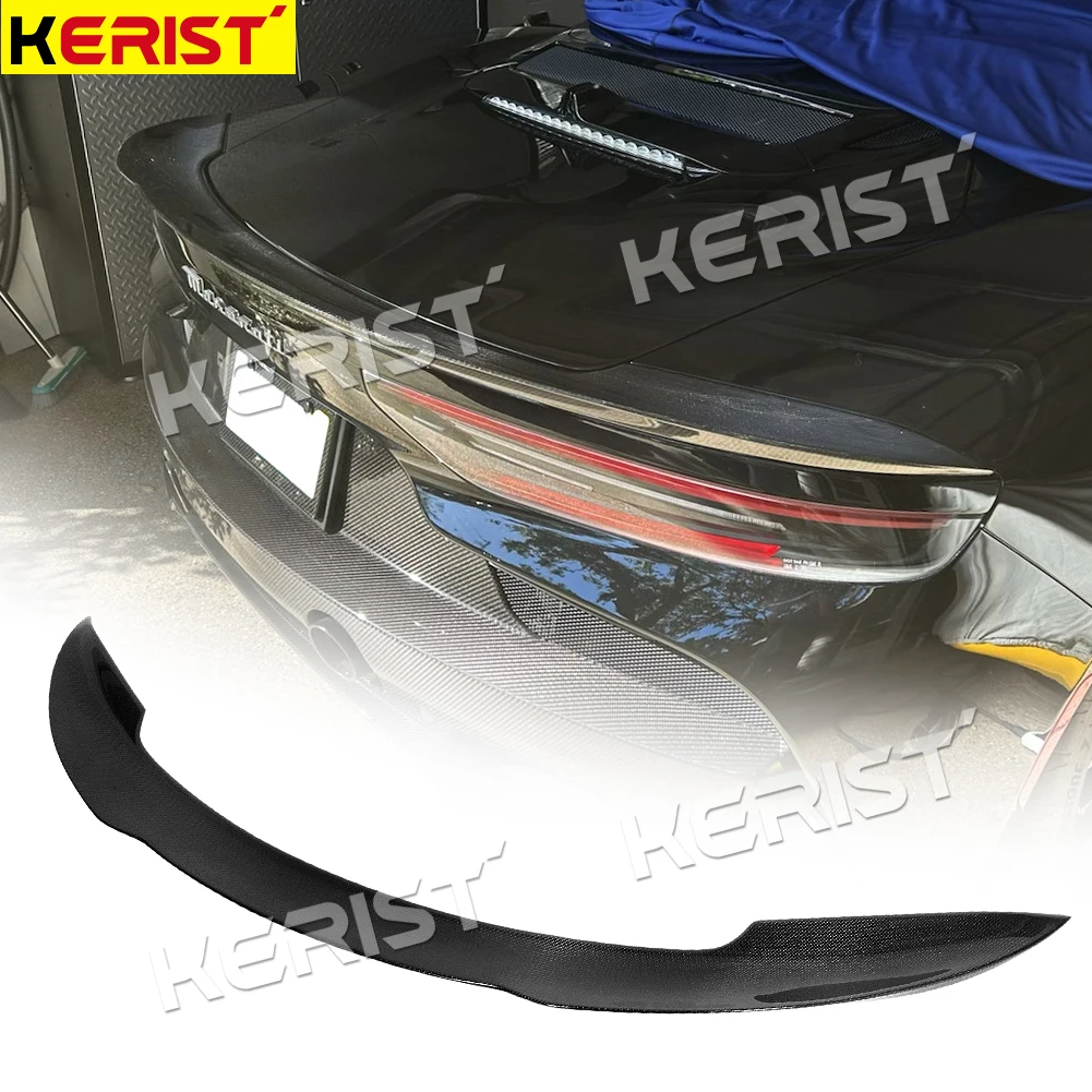 Carbon Fiber Trunk Rear Wing Ducktail Spoiler Lip For Maserati MC20 MAN-Style 2020-2023