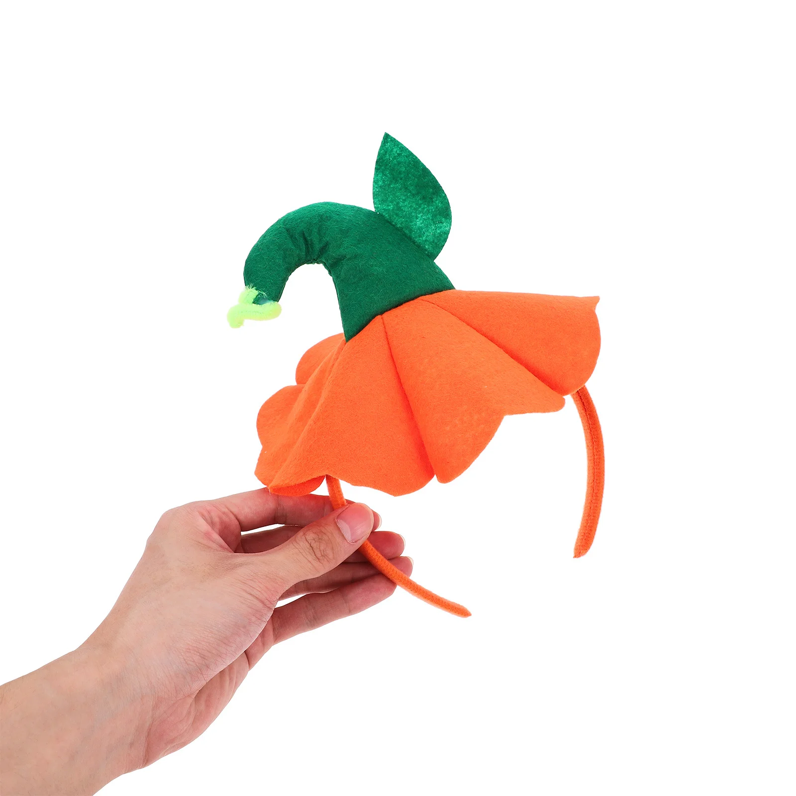 Diadema de calabaza para niños, 2 uds., uso en fiesta de Halloween, tocado cómodo para Festival, sombrero de calabaza para Cosplay, decoración de Aro para el pelo