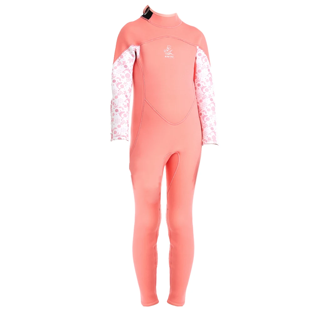 

Гидрокостюм из неопрена 2,5 мм для девочек, утолщенный, для серфинга и дайвинга, детский термокостюм для плавания, сохраняющий тепло в холодной воде