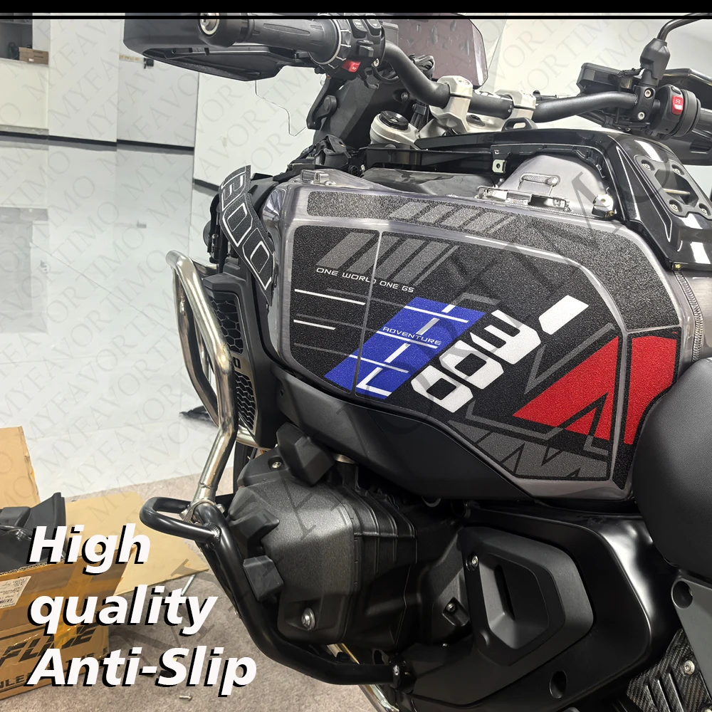 For R1300GS R1300 R 1300 GS Adventure ADV GSA Tank Pad Gas Fuel Oil Kit Knee Protection Accessories Stickers Decals 2024 2025