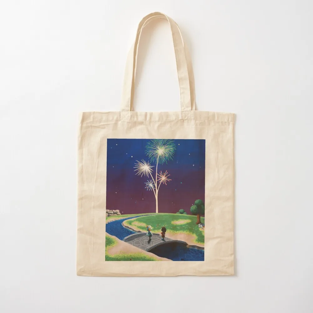 حقيبة حمل للعام الجديد حقيبة صديقة للبيئة قابلة للطي من القماش حقيبة هدايا كيس صب فام