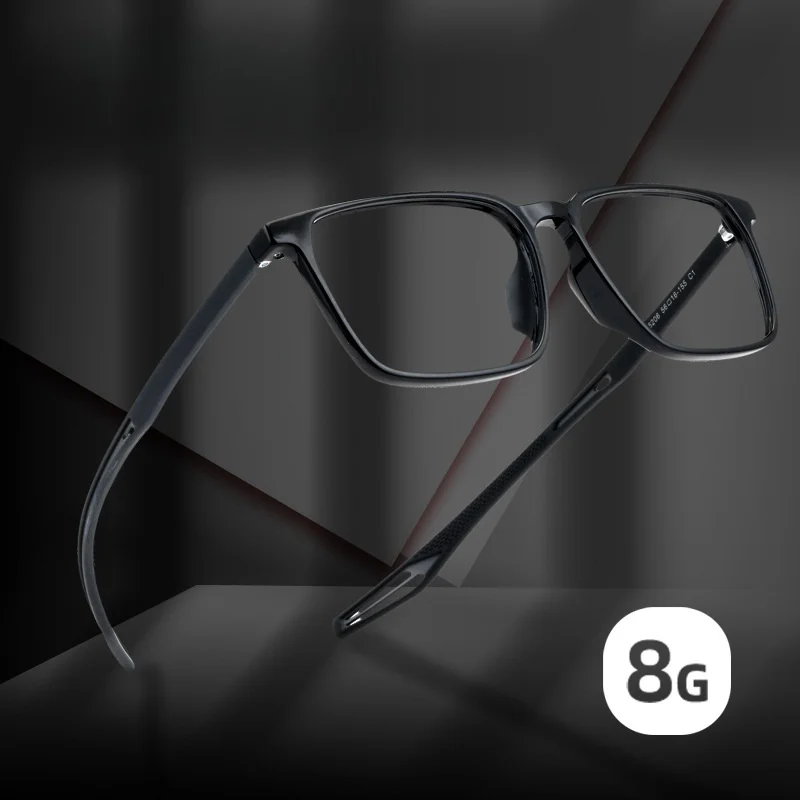 F·DRACON TR90 Sports Ultra Light and Comfortable Square Men\'s Eye Frame Optical Prescription Glasses Men\'s G6206