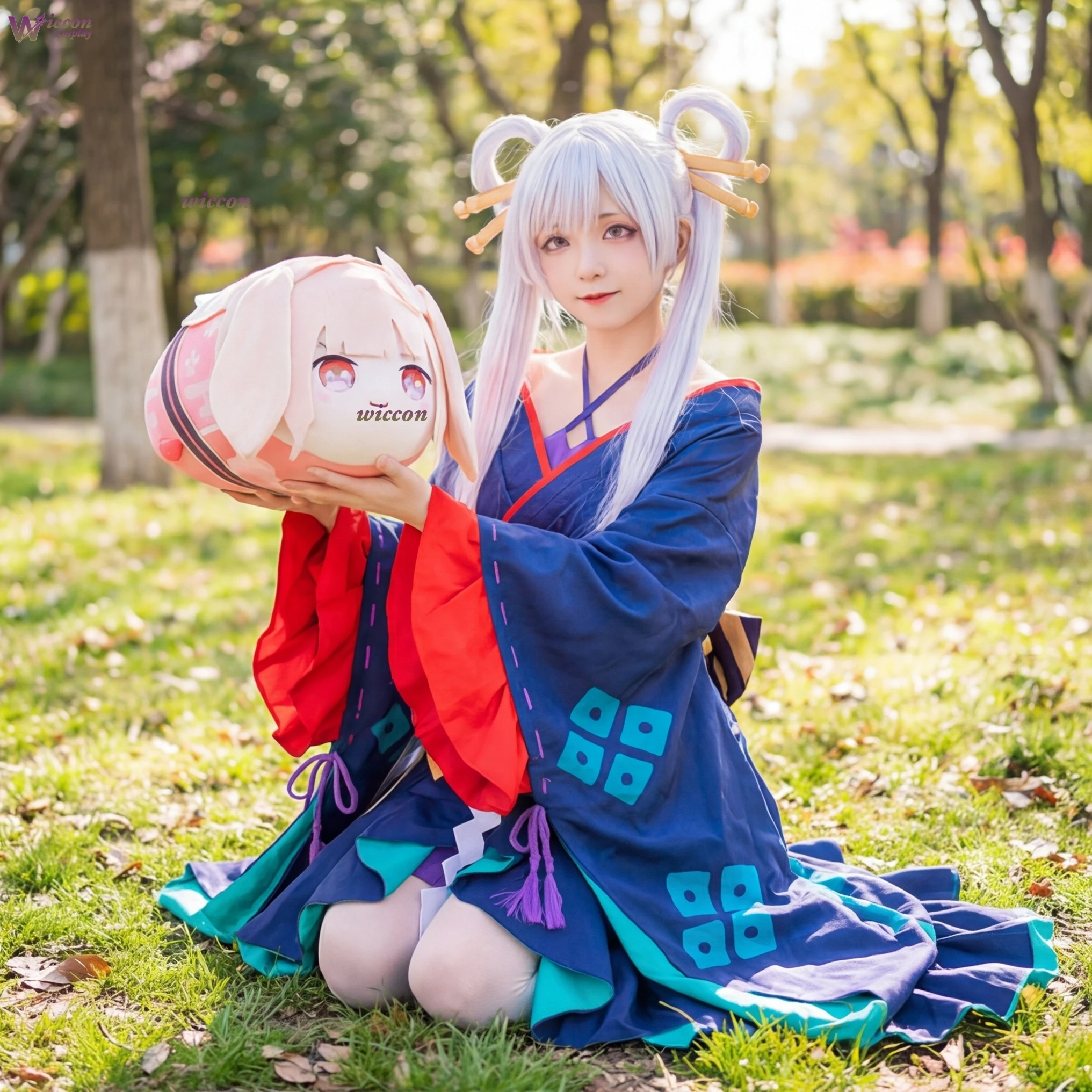 

Tsukimi Yachiyo Cosplay Costume Spacetime Princess Kaguya Yachiyo Tsukimi Cosplay Costume Wig Female Stage Performance Suit