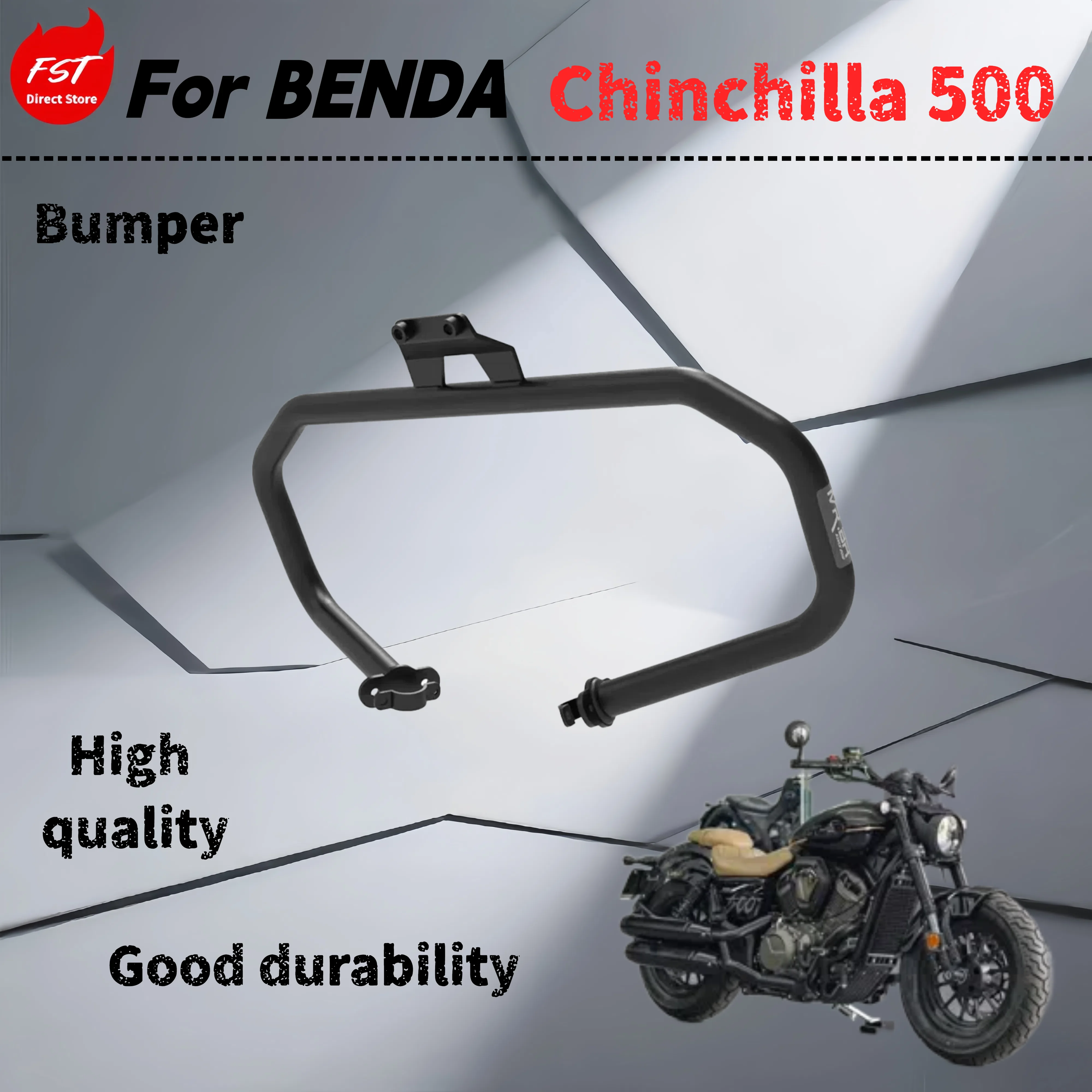 

For Benda Chinchilla 500 bumper anti-collision bumper anti-fall bar rear shelf with backrest modification accessories