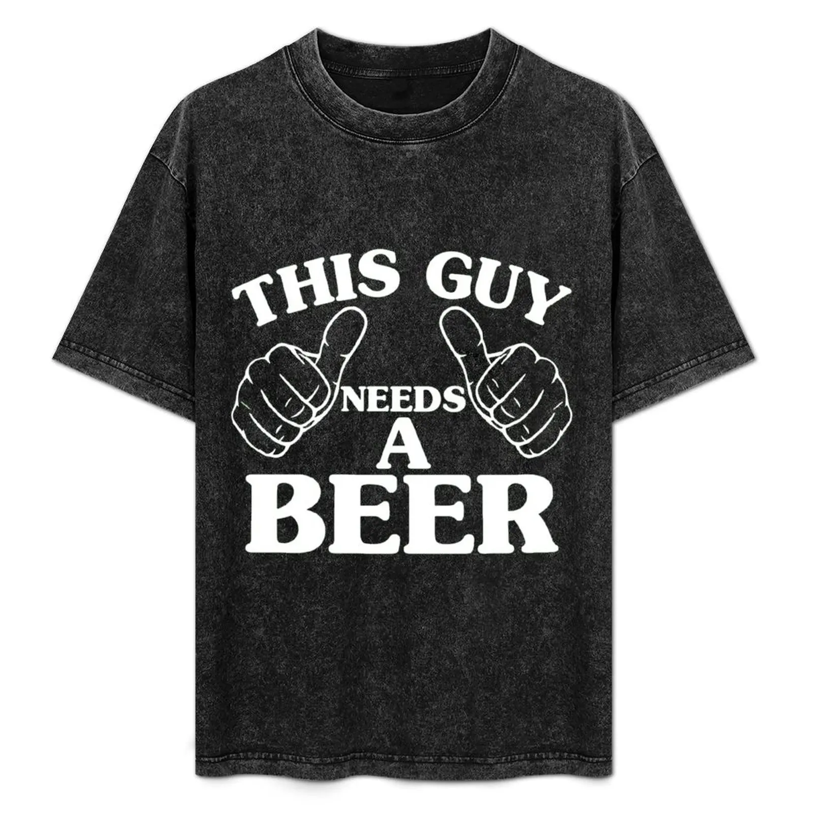 

THIS GUY NEEDS A BEER T-Shirt Active Wear Sports T-Shirt for Men