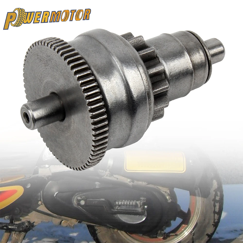 Engranaje de Embrague Unidireccional 14T 65T para Motor de Arranque Bendix GY6 50 60 80cc 100cc 4 Tiempos Scooter Taotao