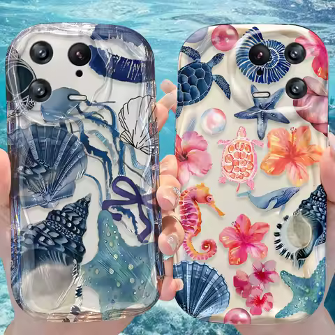 Seabed Case for Xiaomi Mi 15 14 Ultra 14T 13 Lite 12 Pro 12S 12X 11i 5G POCO X7 X6 X5 X4 GT X3 NFC F6 F5 F3 M6 Plus Soft Cover