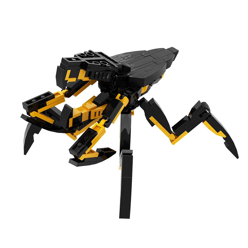 Gobricks MOC Science Fiction Movie Mechanical Animal Building Block Alien Starship Troopers Bricks Model For Kids Birthday Gift