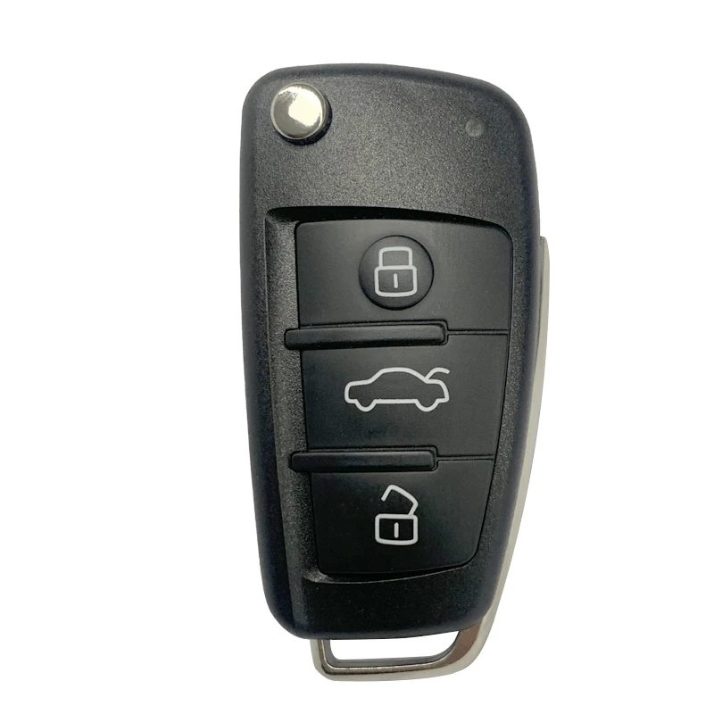 CN008099 3 Button Flip Remote Car Key For Audi A3 S3 2012-2017 315 MHz MQB 48Chip Keyless Go PN 8V0 837 220E / 8X0 837 220 F