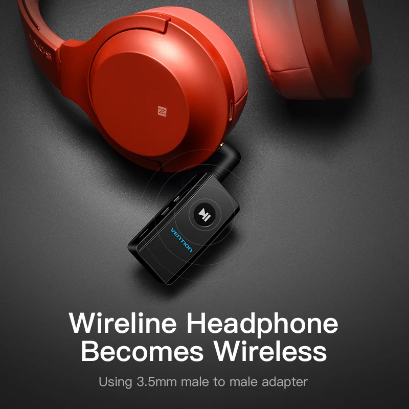 Vention Wireless Bluetooth Receiver 4.2 Aux 3.5mm Bluetooth Audio Receiver Music Adapter for Car Stereo Headphone Speaker MP3