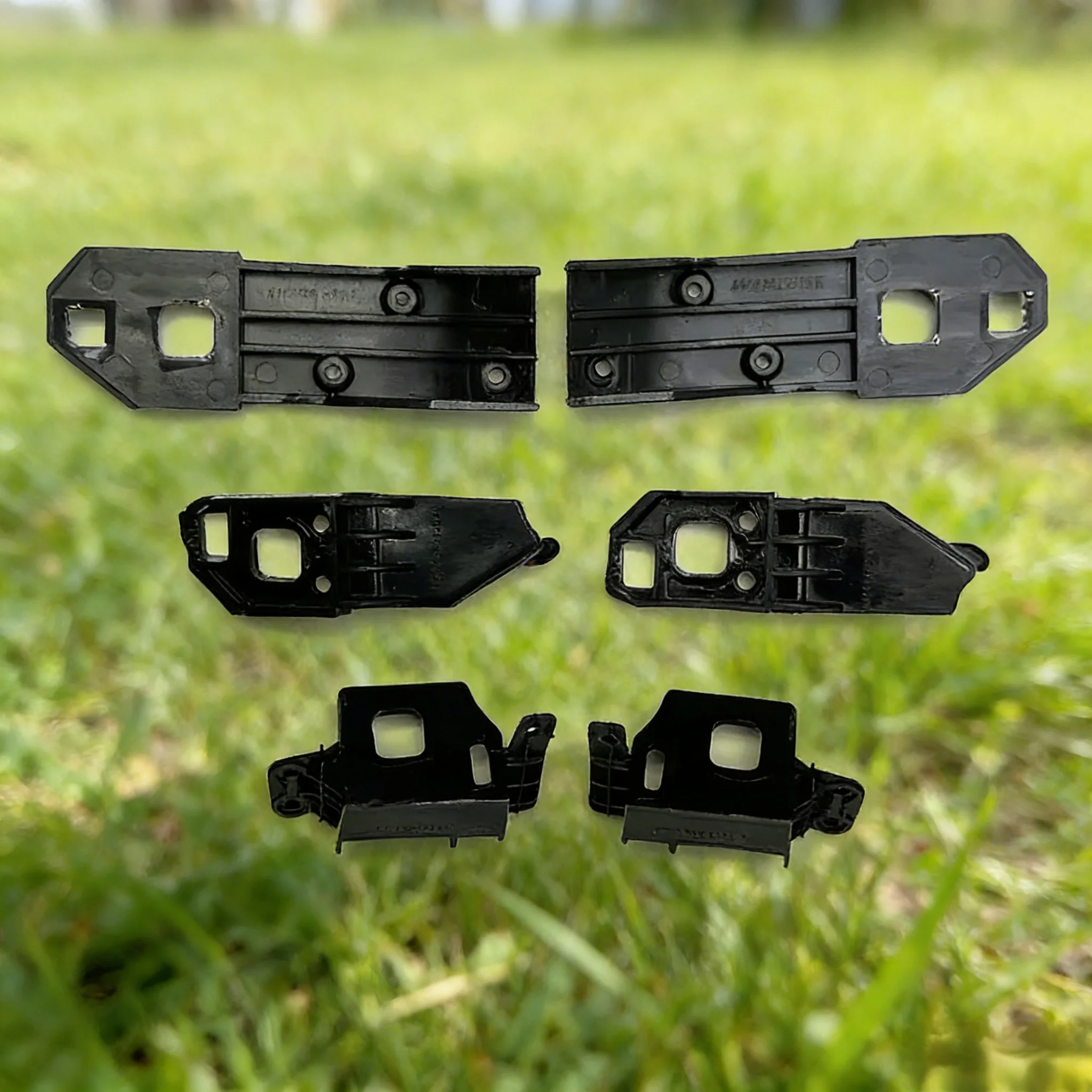 For Mercedes Benz CLA W117 2017-2019 CLA180 CLA200 CLA220 CLA260 Headlight Repair Kit Claw Protective Ring Black Plastic Claw