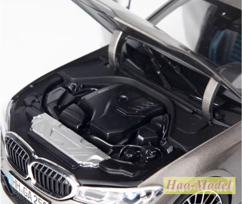 Norev 1/18 NEW For BMW 330i 2019 Alloy Diecast Car Model Ornaments Toys Boys Birthday Gifts Hobby Display Collection Gray