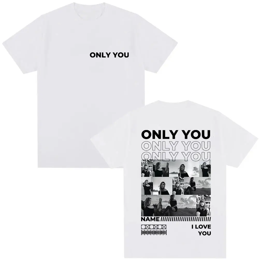 26 Only You Petite Amie Camiseta con estampado gráfico para hombre, camiseta retro de alta calidad