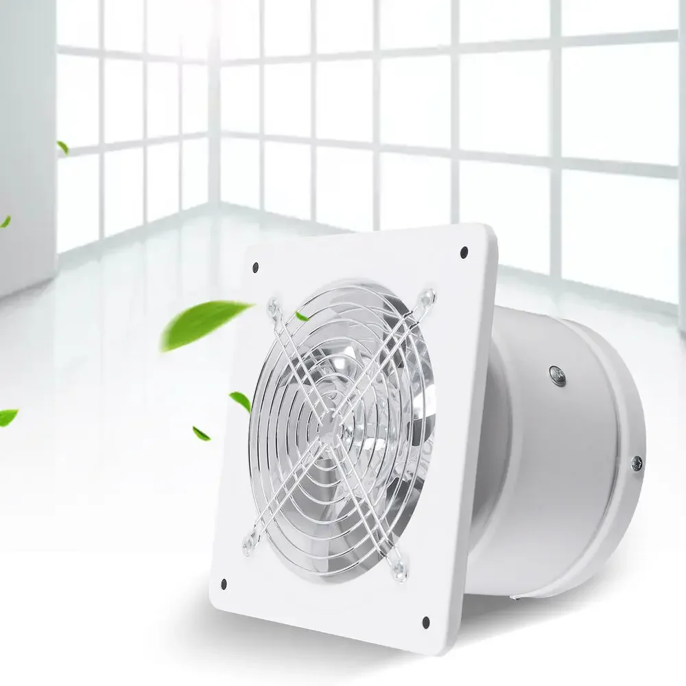 

6" Wall Mount Bathroom Vent Fan – Exhaust Fan for Toilet & Bath Air Ventilation