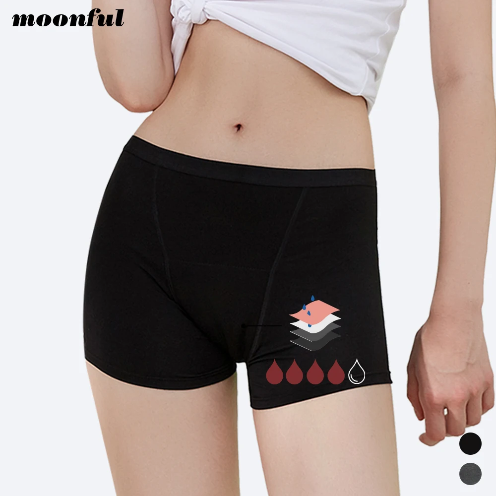 Menstrual Panties Women High Waist Menstrual Shorts Super Absorbent Menstrual Underwear Abundant Flow Period Panties Wholesale