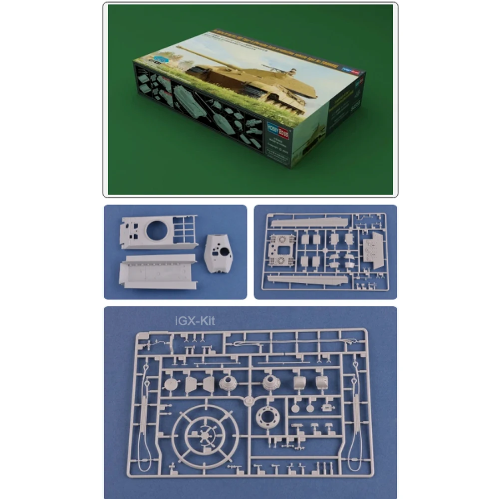 

Hobbyboss 84558 1:35 Scale German PzKpfw VI SdKfz 182 Tiger II Heavy Tank Plastic Model Assembly Kit Hobby Craft Building Toy