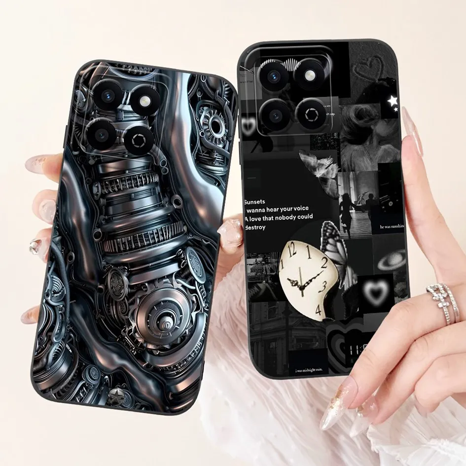 For Honor X7c Play 60 Plus 5G Case Cool Fashion Cartoon Painted Soft Silicone Cover For Honor 200 Smart HonorX7c 4G Phone Casing