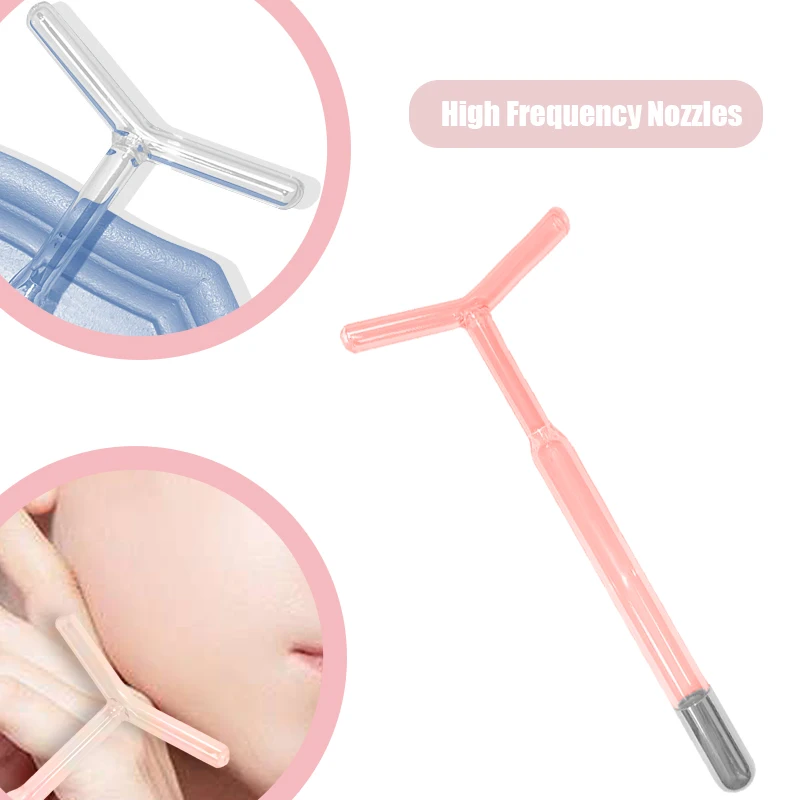 Yüksek frekanslı yüz makinesi için yüksek frekanslı cam tüp yüz vücut değnek kırmızı ışık tüpleri için yedek elektrotlar