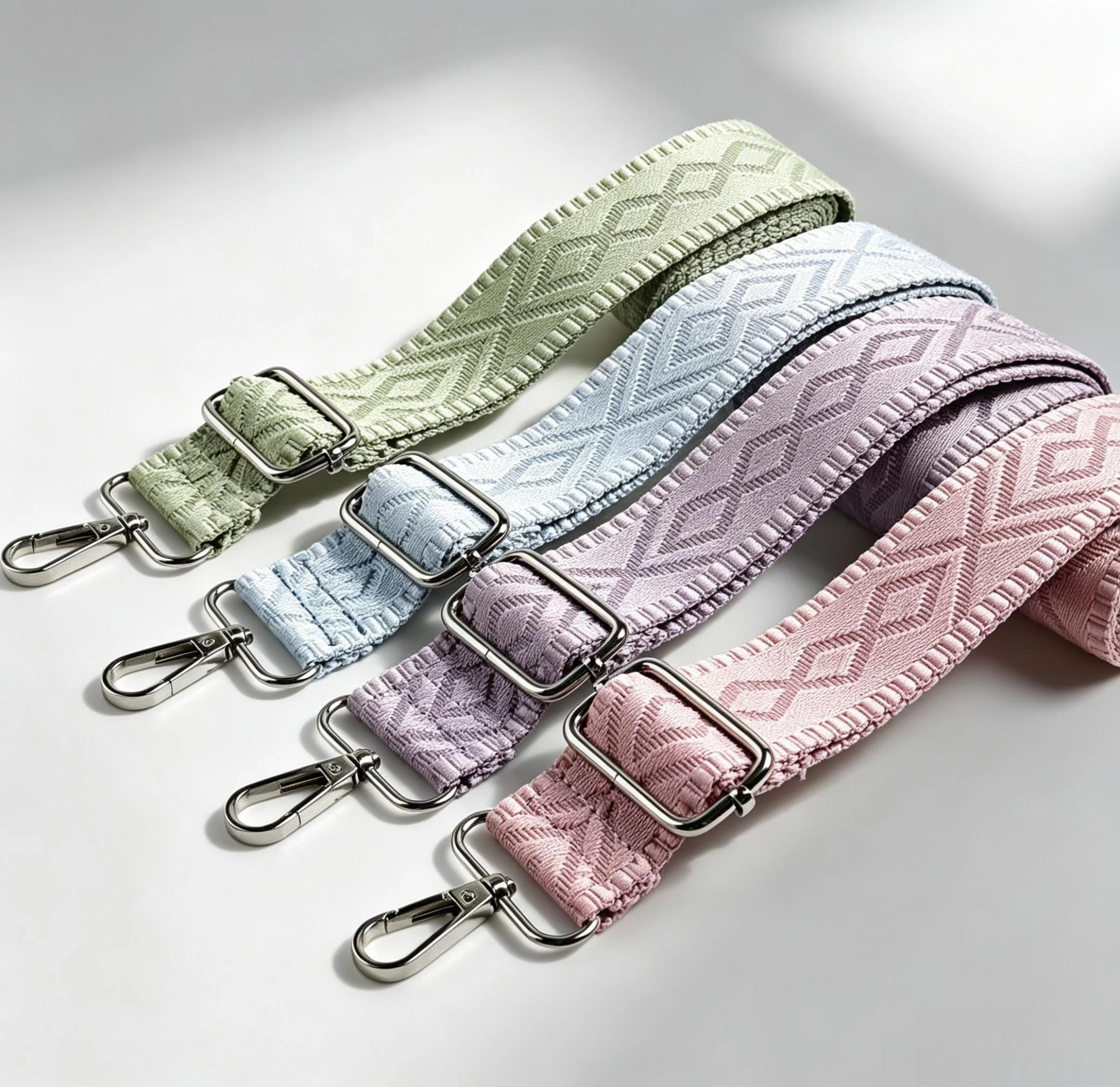 Women Fashion Wide Bag Strap Adjustable Jacquard Shoulder Strap for Crossbody Bags
